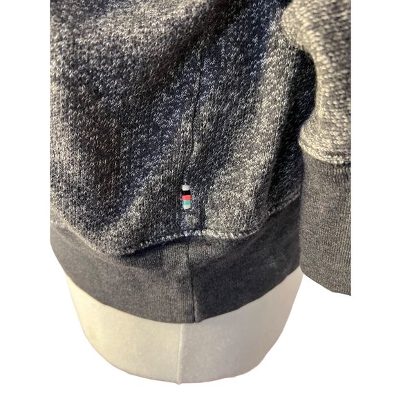 TNA Men's L funnel hoodie sweatshirt gray long sleeve stretch pop over - Picture 5 of 9